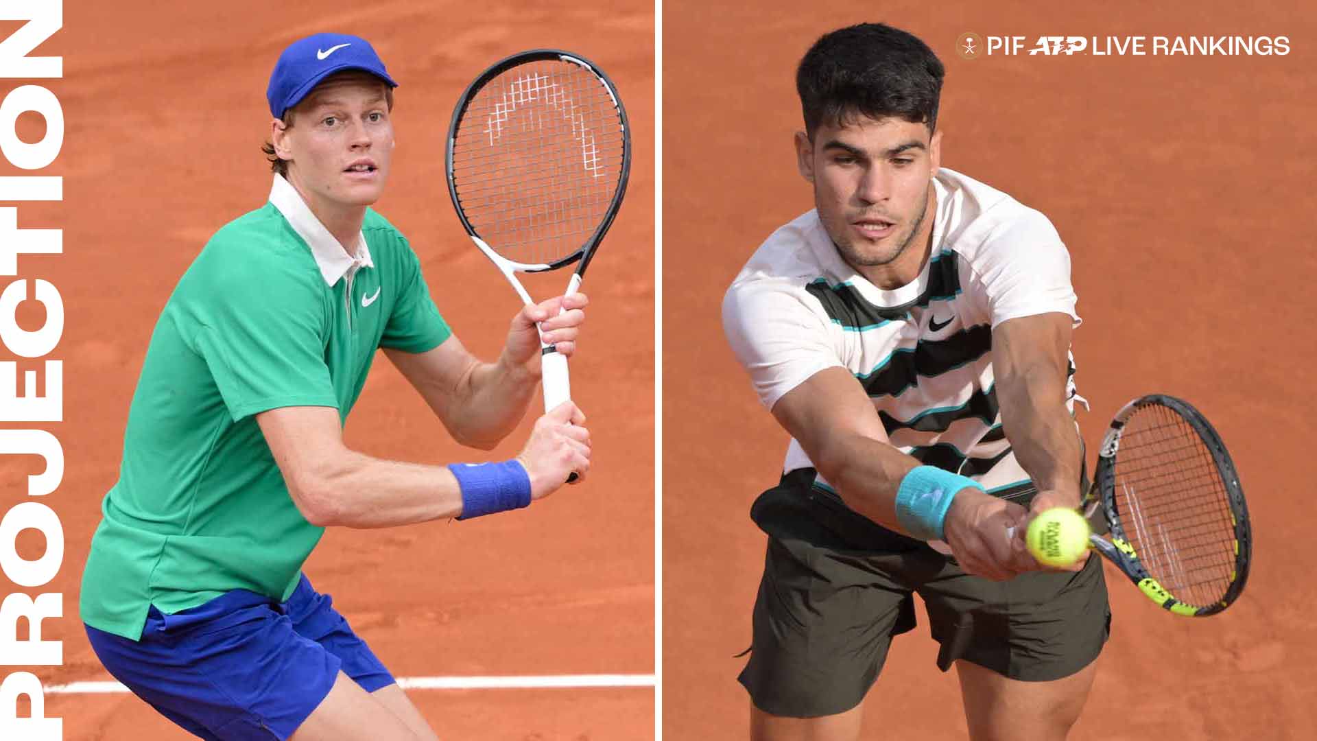 Jannik Sinner and Carlos Alcaraz