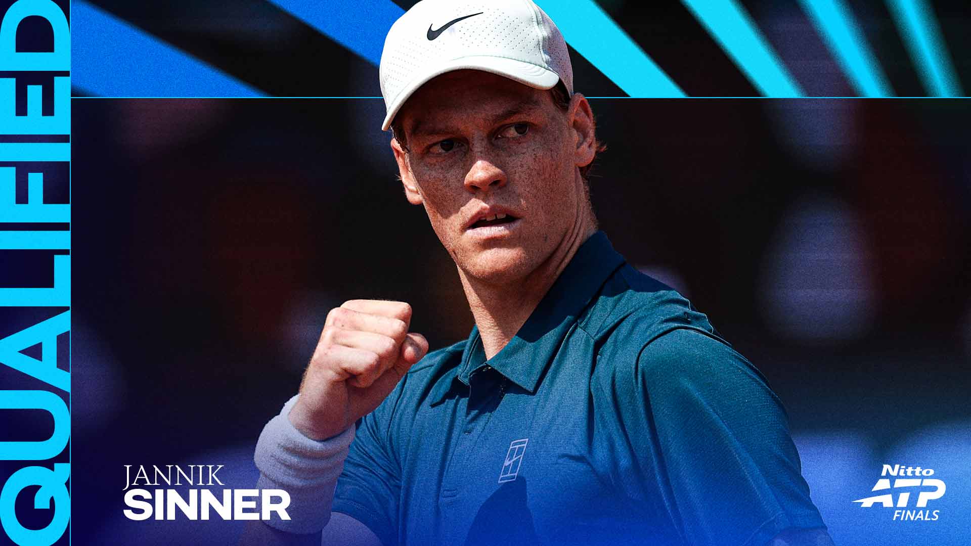 Jannik Sinner will compete at the season finale, which will be held in Turin from 15-22 November.
