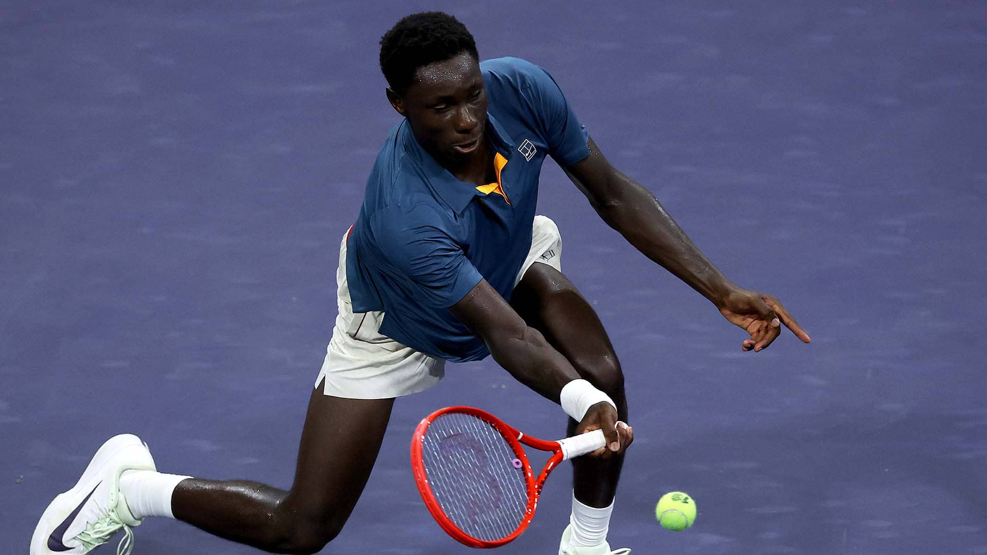 Moise Kouame, 17, is sixth in the PIF ATP Live Next Gen Race.