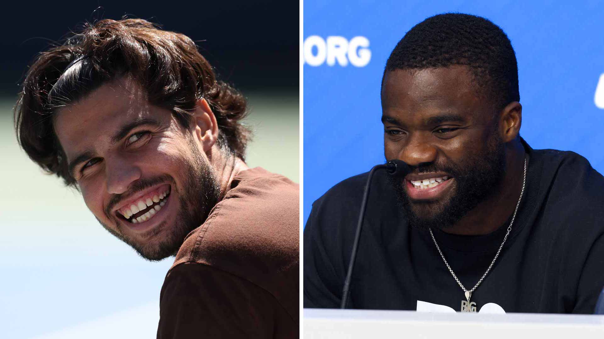 Carlos Alcaraz and Frances Tiafoe